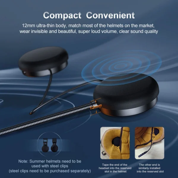 Wireless Helmet Earphone - Image 5